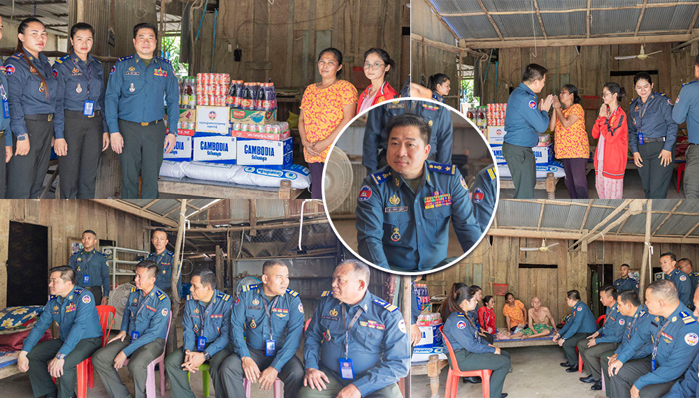 លោកឧត្តមសេនីយ៍ត្រី ម៉េង ស្រ៊ុន មេបញ្ជាការ បានអញ្ជើញ​ដឹកនាំក្រុមការងារកងរាជអាវុធហត្ថ បន្តចុះសួសុខទុក្ខលោកនាយចំណង់ ជួប វាសនា អតីត ជំនួយការ មន្ទីរកសាងកម្លាំង នៃ​បញ្ជា​ការដ្ឋាន​កងរាជអាវុធហត្ថខេត្តកំពង់ស្ពឺ​​ នៅ​គេហដ្ឋាន​…